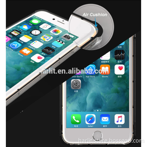 Crystal Clear Air Cushion Flexible TPU Transparent Protective Case For iPhone 7 iPhone 7 Plus Anti Shock Anti Bump